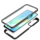 Juodas / skaidrus dėklas Samsung Galaxy A17 4G / 5G telefonui "Tech-protect Defense"