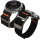 Juoda apyrankė Samsung Galaxy Watch 8 / 9 / Classic (40 / 44 / 46 mm) laikrodžiui "Spigen Durapro Flex"