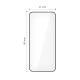 Apsauginis grūdintas stiklas Motorola Edge 50 Neo / 60 Neo telefonui "Tech-Protect Glass Fit+ 2-Pack"
