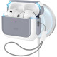 Pilkas / baltas dėklas Apple Airpods Pro 3 ausinėms "ESR Orbit Halolock Magsafe