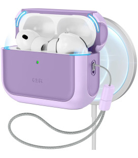 Levandos spalvos dėklas Apple Airpods Pro 3 ausinėms "ESR Orbit Halolock Magsafe"
