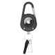 Juodas dėklas Apple Airtag 1 / 2 "Tech-Protect Slidelock Carabiner Kaychain"
