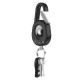 Juodas dėklas Apple Airtag 1 / 2 "Tech-Protect Slidelock Carabiner Kaychain"