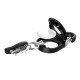 Juodas dėklas Apple Airtag 1 / 2 "Tech-Protect Slidelock Carabiner Kaychain"