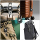 Juodas dėklas Apple Airtag 1 / 2 "Tech-Protect Slidelock Carabiner Kaychain"