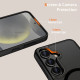 Matinis juodas dėklas Samsung Galaxy S25 FE telefonui "Tech-Protect Magmat Magsafe"