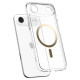 Skaidrus (Gold) dėklas Apple iPhone Air telefonui "Spigen Ultra Hybrid MAG Magsafe"