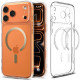 Skaidrus (Gold) dėklas Apple iPhone 17 Pro telefonui "Spigen Ultra Hybrid MAG Magsafe"