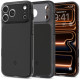 Matinis juodas dėklas Apple iPhone 17 Pro telefonui "Spigen Ultra Hybrid T MAG Magsafe"