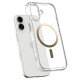 Skaidrus (Gold) dėklas Apple iPhone 17 telefonui "Spigen Ultra Hybrid MAG Magsafe"