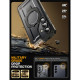 Juodas dėklas Samsung Galaxy S25 FE telefonui "Supcase UB Grip MAG Magsafe"
