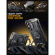 Juodas dėklas Samsung Galaxy S25 FE telefonui "Supcase UB Grip MAG Magsafe"