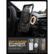 Juodas dėklas Samsung Galaxy S25 FE telefonui "Supcase UB Grip MAG Magsafe"