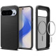 Matinis juodas dėklas Google Pixel 10 Pro XL telefonui "Spigen Liquid Air MAG Magsafe"
