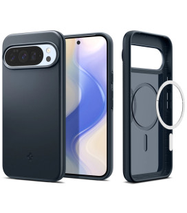 Pilkas (Metal Slate) dėklas Google Pixel 10 Pro XL telefonui "Spigen Thin Fit MAG Magsafe"