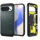 Žalias dėklas Google Pixel 10 Pro XL telefonui "Spigen Tough Armor MAG Magsafe"