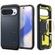 (Metal Slate) dėklas Google Pixel 10 Pro XL telefonui "Spigen Tough Armor MAG Magsafe"