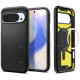 Juodas dėklas Google Pixel 10 Pro XL telefonui "Spigen Tough Armor MAG Magsafe"