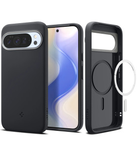 Juodas dėklas Google Pixel 10 Pro XL telefonui "Spigen Nano Pop MAG Magsafe"