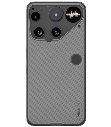 Juodas / skaidrus dėklas Nothing Phone 3 telefonui "Nillkin Super Frosted Pro"