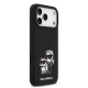 Juodas dėklas Apple iPhone 17 Pro Max telefonui "Karl Lagerfeld Liquid Silicone K&CH Sketch MagSafe Case"