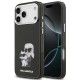 Juodas dėklas Apple iPhone 17 Pro Max telefonui "Karl Lagerfeld IML Aquarelle Karl and Choupette Case"