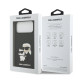 Juodas dėklas Apple iPhone 17 Pro Max telefonui "Karl Lagerfeld 3D Rubber Karl and Choupette Case"