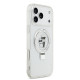 Skaidrus dėklas Apple iPhone 17 Pro Max telefonui "Karl Lagerfeld Ringstand Karl and Choupette MagSafe Case"