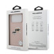 Rožinis dėklas Apple iPhone 17 Pro Max telefonui "Karl Lagerfeld Liquid Silicone Double Heads MagSafe Case"
