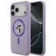 Purpurinis dėklas Apple iPhone 17 Pro Max telefonui "Karl Lagerfeld Liquid Silicone Karl and Choupette MagSafe Case"