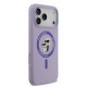 Purpurinis dėklas Apple iPhone 17 Pro Max telefonui "Karl Lagerfeld Liquid Silicone Karl and Choupette MagSafe Case"