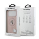 Rožinis dėklas Apple iPhone 17 Pro Max telefonui "Karl Lagerfeld Liquid Silicone Karl and Choupette MagSafe Case"