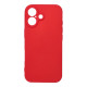 Raudonas dėklas Apple iPhone 17 telefonui "Soft Case"