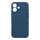 Mėlynas dėklas Apple iPhone 17 telefonui "Soft Case"
