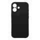 Juodas dėklas Apple iPhone 17 telefonui "Soft Case"