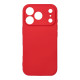 Raudonas dėklas Apple iPhone 17 Pro telefonui "Soft Case"