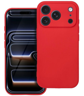 Raudonas dėklas Apple iPhone 17 Pro telefonui "Soft Case"