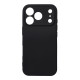 Juodas dėklas Apple iPhone 17 Pro telefonui "Soft Case"