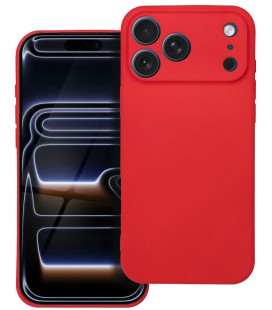 Raudonas dėklas Apple iPhone 17 Pro Max telefonui "Soft Case"