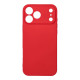 Raudonas dėklas Apple iPhone 17 Pro Max telefonui "Soft Case"