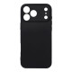 Juodas dėklas Apple iPhone 17 Pro Max telefonui "Soft Case"