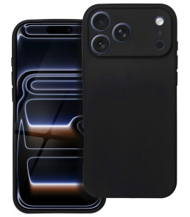 Juodas dėklas Apple iPhone 17 Pro Max telefonui "Soft Case"