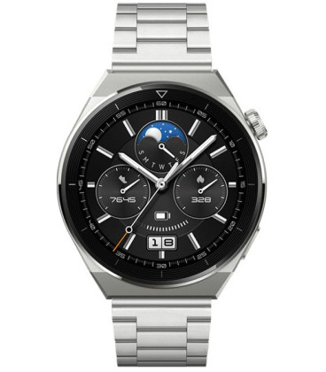 Sidabrinės spalvos apyrankė 20mm laikrodžiams "Forcell F-Design FS06"