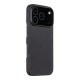 Juodas dėklas Apple iPhone 17 Pro telefonui "Tactical MagForce Aramid Cover"