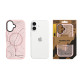 Rožinis dėklas Apple iPhone 17 telefonui "Tactical MagForce Hyperstealth Sika Cover"