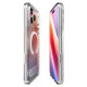 Skaidrus / baltas dėklas Apple iPhone 17 Pro telefonui "Spigen Ultra Hybrid "S" MAG Magsafe"