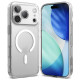 Matinis skaidrus dėklas Apple iPhone 17 Pro telefonui "Ringke Fusion Magnetic Magsafe"