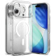 Matinis skaidrus dėklas Apple iPhone 17 Pro telefonui "Ringke Fusion Magnetic Magsafe"