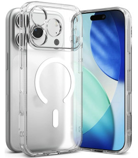 Matinis skaidrus dėklas Apple iPhone 17 Pro telefonui "Ringke Fusion Magnetic Magsafe"