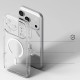 Matinis skaidrus dėklas Apple iPhone 17 Pro telefonui "Ringke Fusion Magnetic Magsafe"